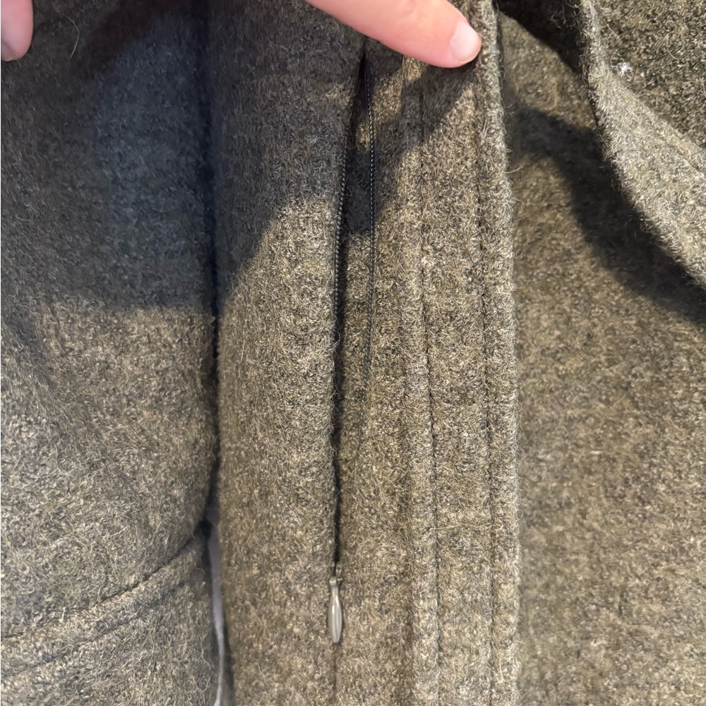 Frank & Oak Olive Green Wool Jacket - Picture 5 of 5